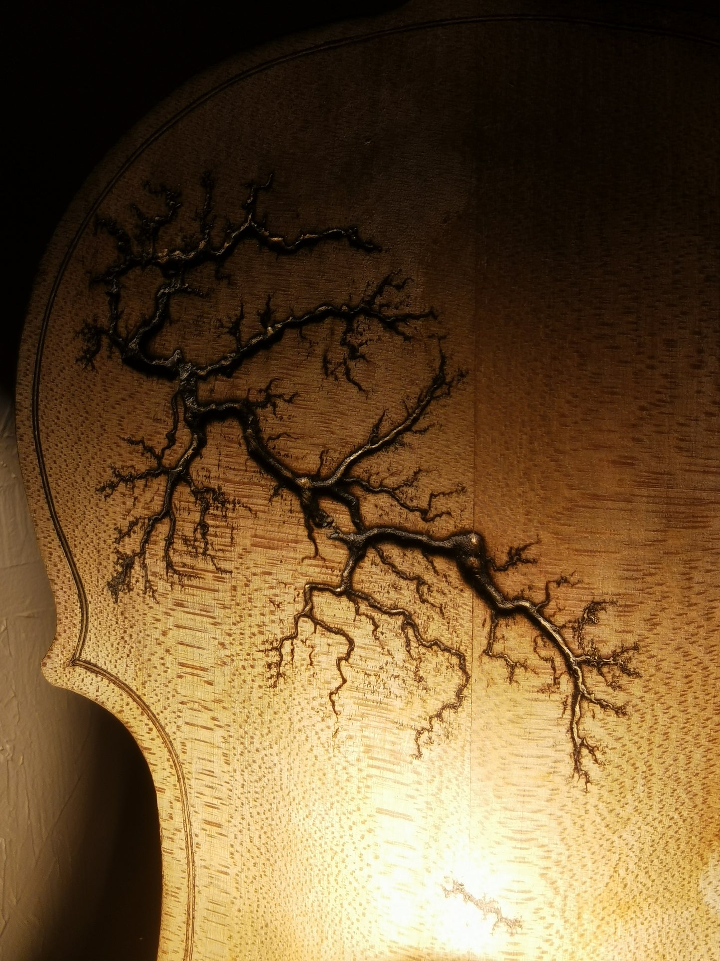 Violon foudroyé